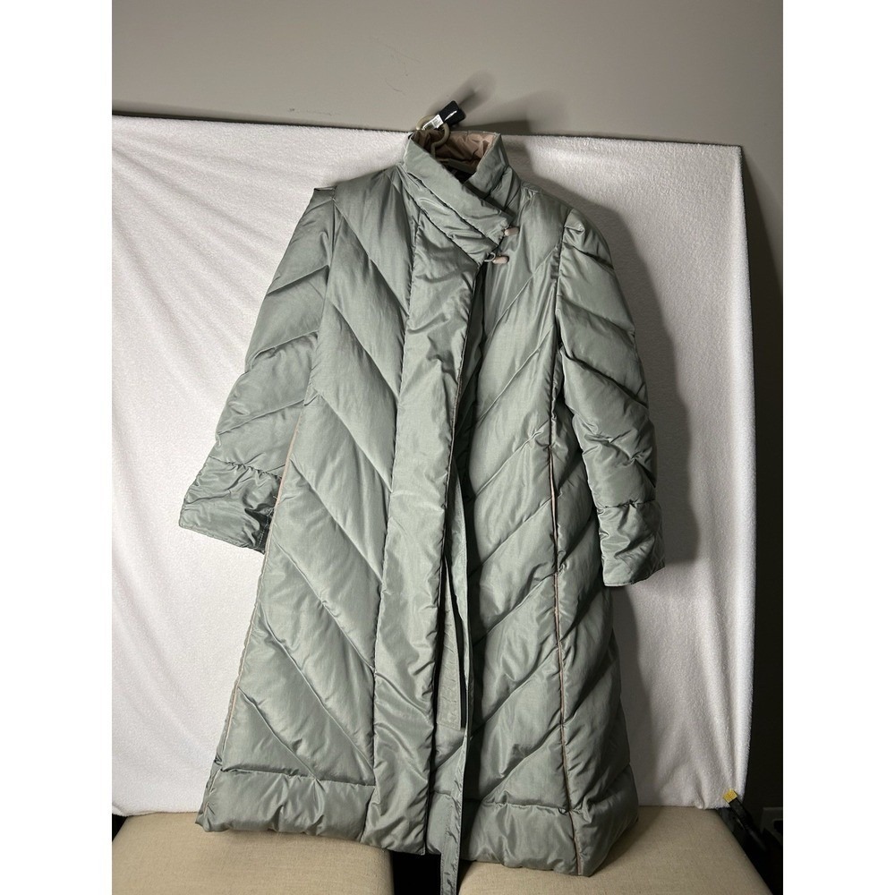 Vintage j Gallery Women's Long Down Coat Jacket 80% Duck Down 20% Feather Medium